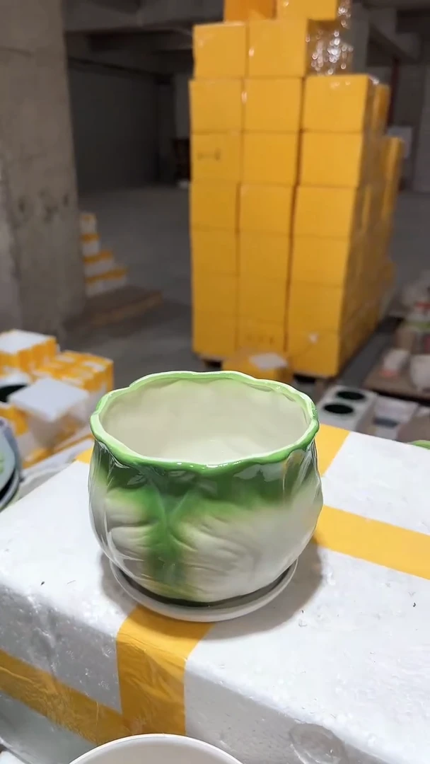 高温陶瓷花盆+E300