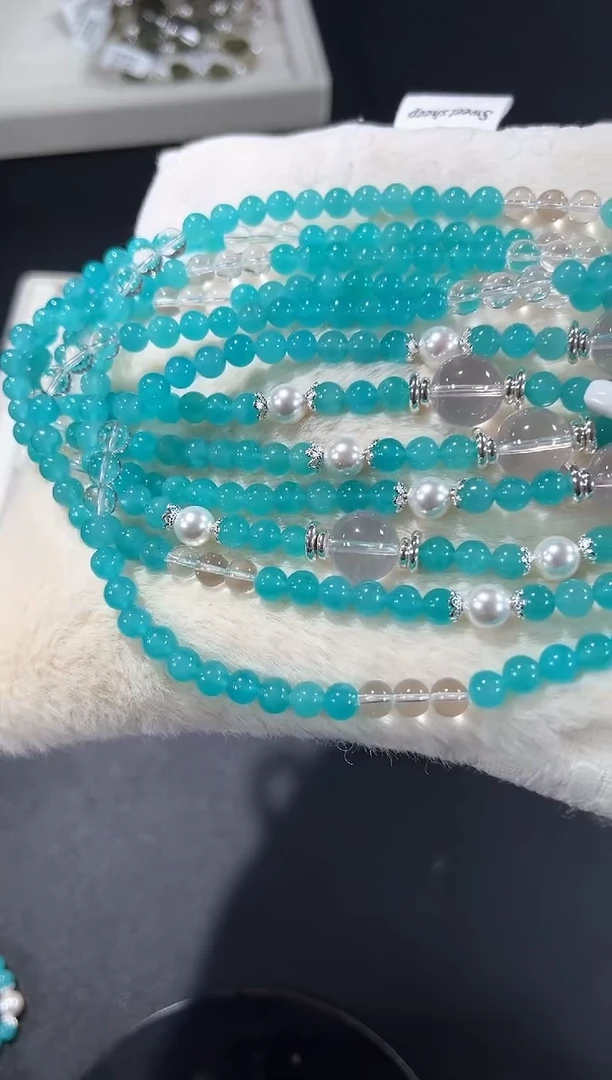 未镶嵌手链天河石76f多样性发其一【1条】默认微瑕