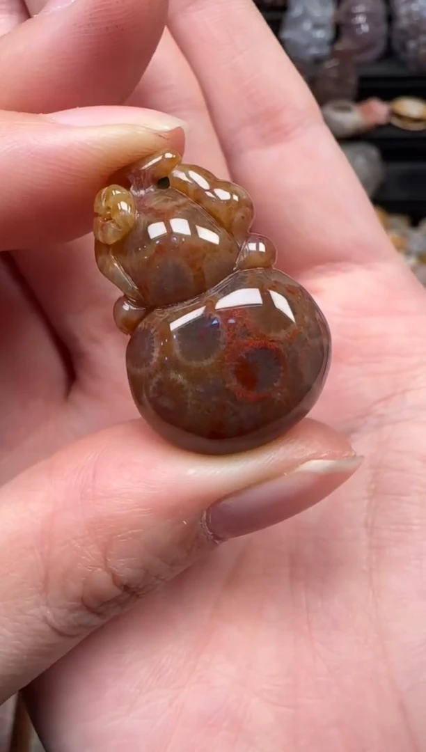 颈饰未镶嵌硅化珊瑚（珊瑚玉）135