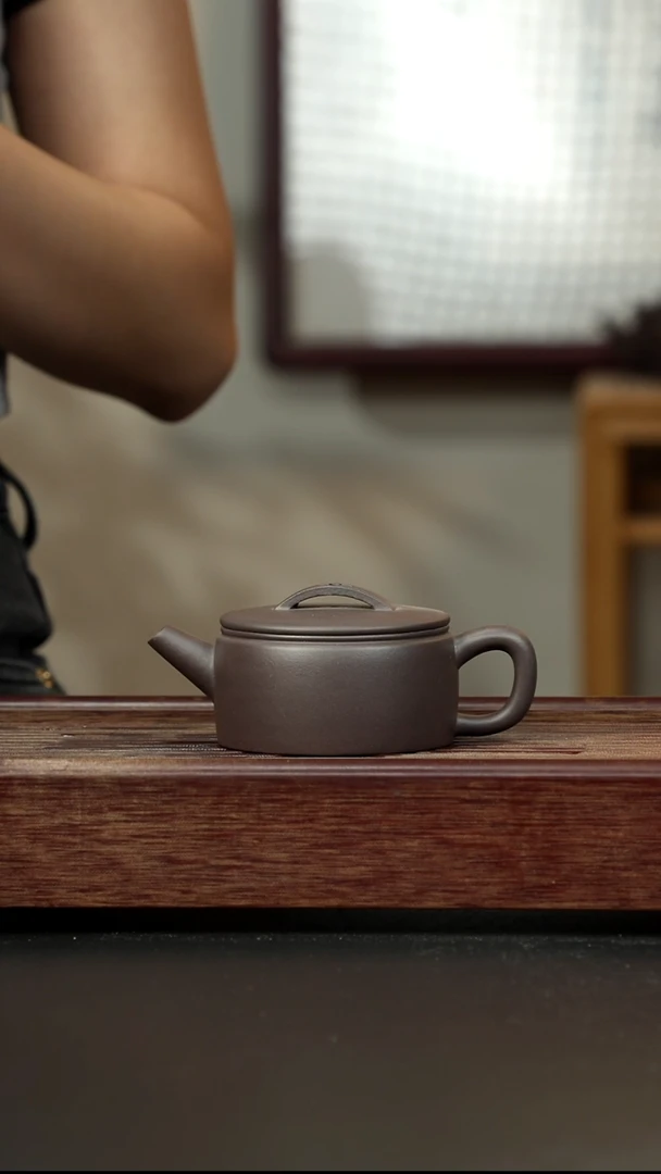 紫砂茶壶五色堂天青 汉瓦