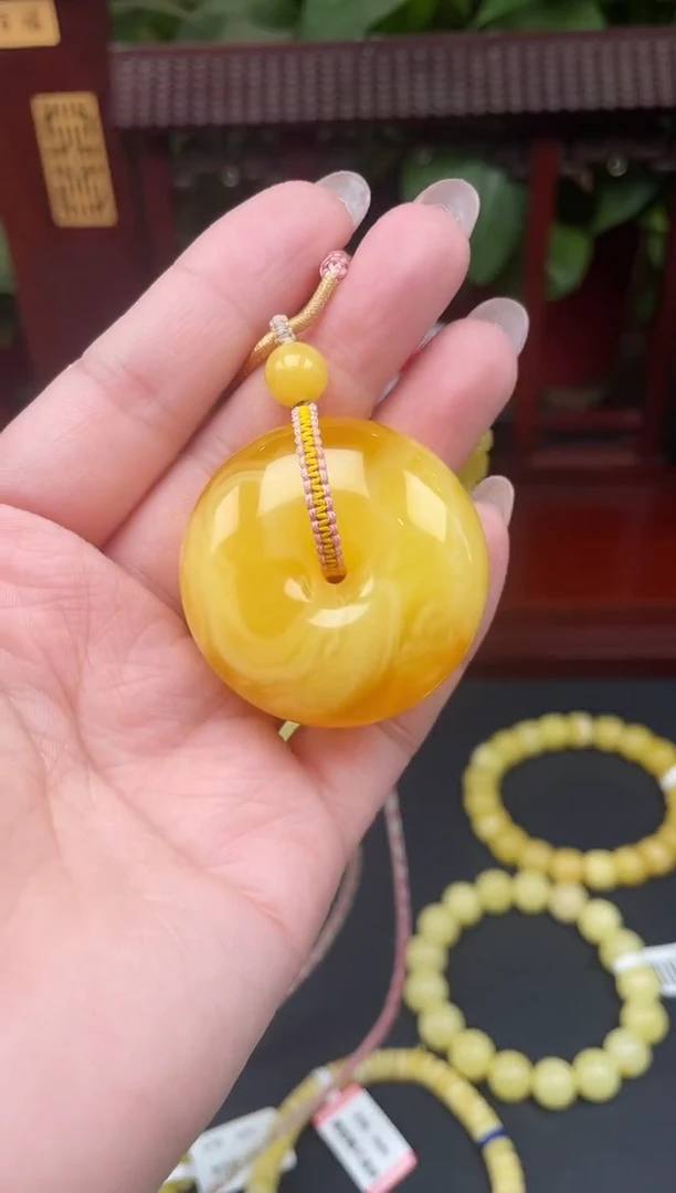 蜜蜡颈饰未镶嵌吊坠TA18