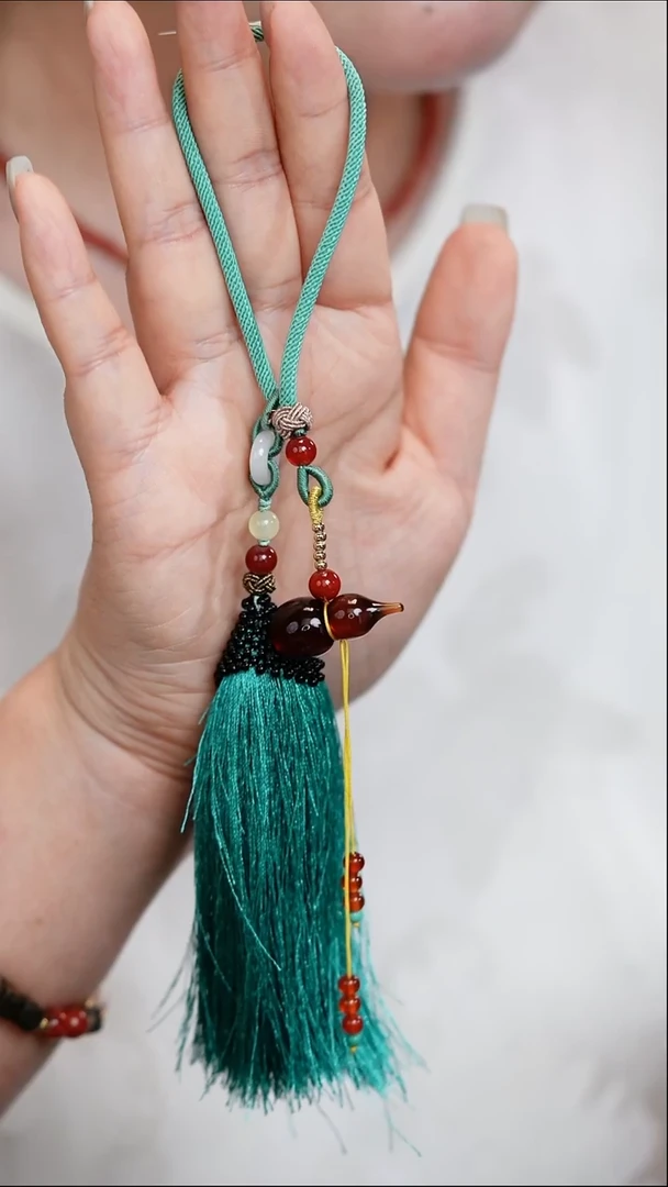 琥珀未镶嵌珠宝奇石天然缅甸琥珀葫芦挂饰