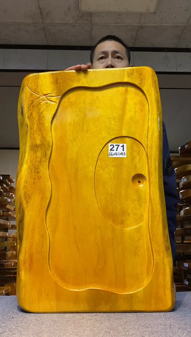 实木原木茶盘 一物一拍(不含配件）