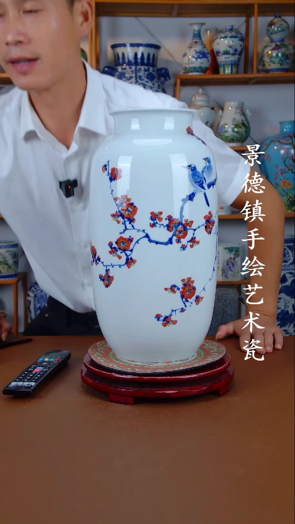 现代景德镇手工手绘陶瓷摆件15