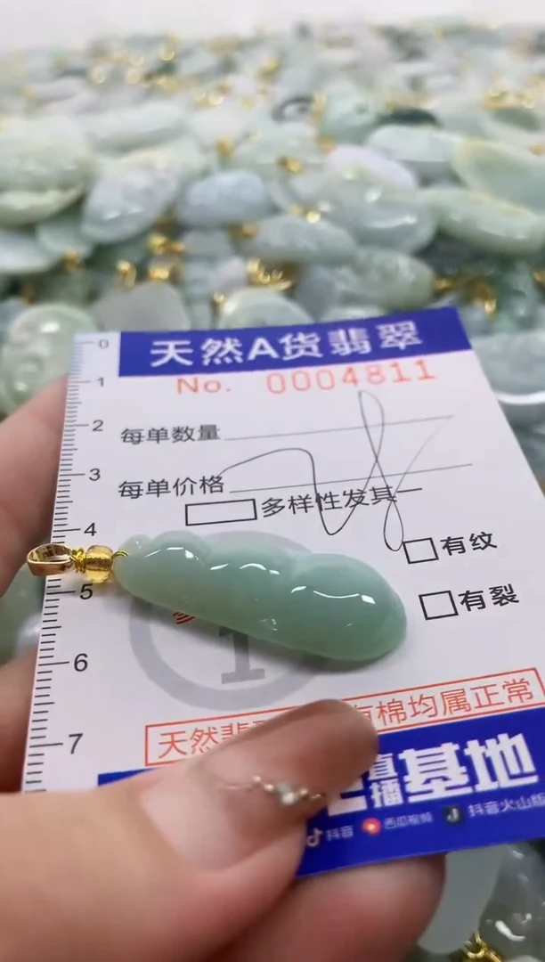 颈饰未镶嵌翡翠天然A货翡翠