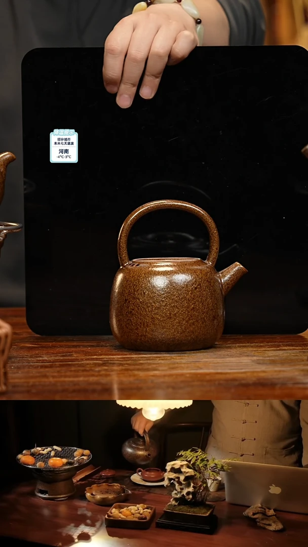 【闪购商品】紫砂茶壶八戒茶器-古法柴烧