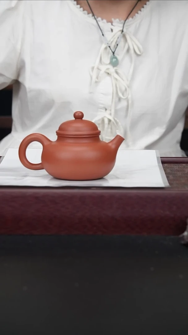茶壶紫砂WH朱泥 寒江