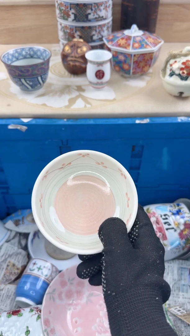 茶杯紫砂仔**娘807淘艺中古瓷器满18米包邮