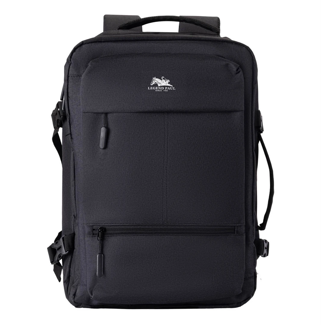 黑色多功能旅行干湿分离双肩背电脑包防泼水材质电脑包笔记本包