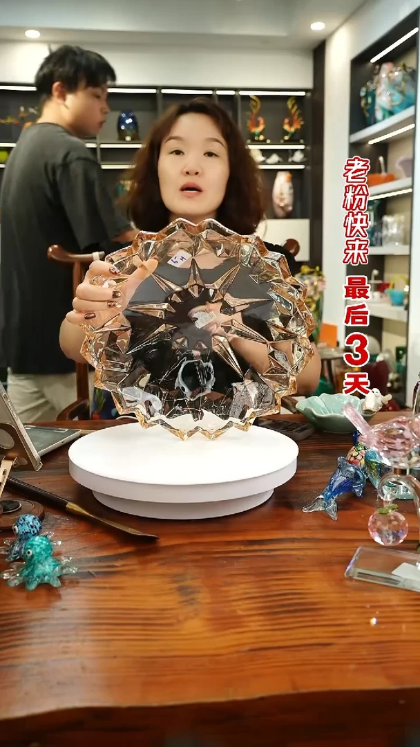 琉璃手工艺品外贸尾货花瓶083