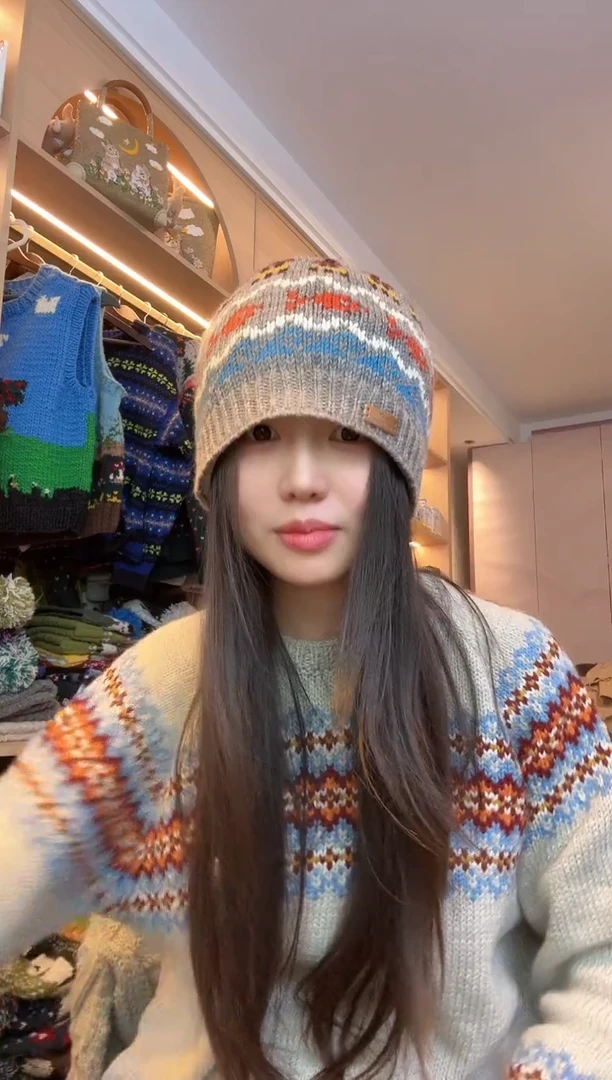 羊毛年年有鱼帽