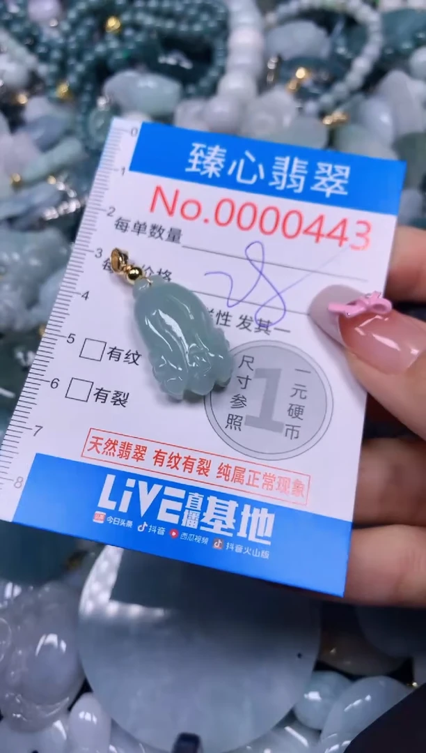 【闪购商品】翡翠颈饰未镶嵌含绳000443