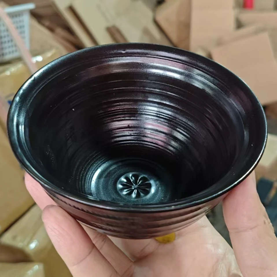 国营老瓷茶杯，微瑕介意勿拍，茶黑斗笠1只