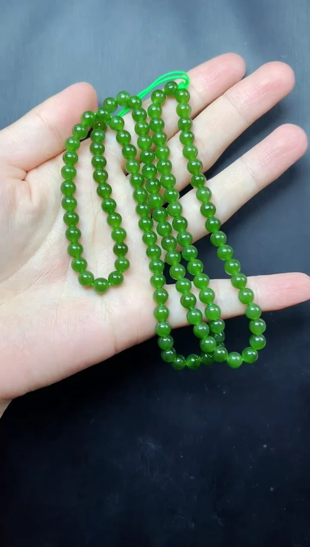 和田玉未镶嵌颈饰珠链06