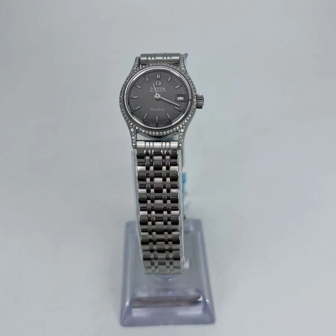 95新 Omega/欧米茄 22.5mm自动机械QA3621日内瓦后钻瑞士名表