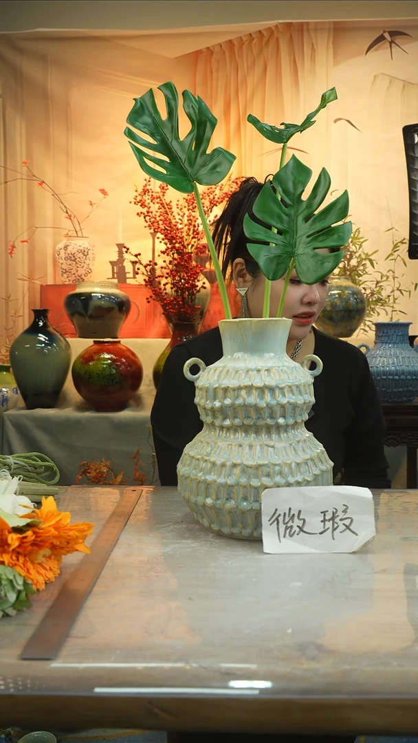 高28口9高温陶瓷花瓶