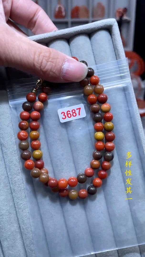 【闪购商品】南红玛瑙珠宝奇石银S925镶嵌(多样性发其一)