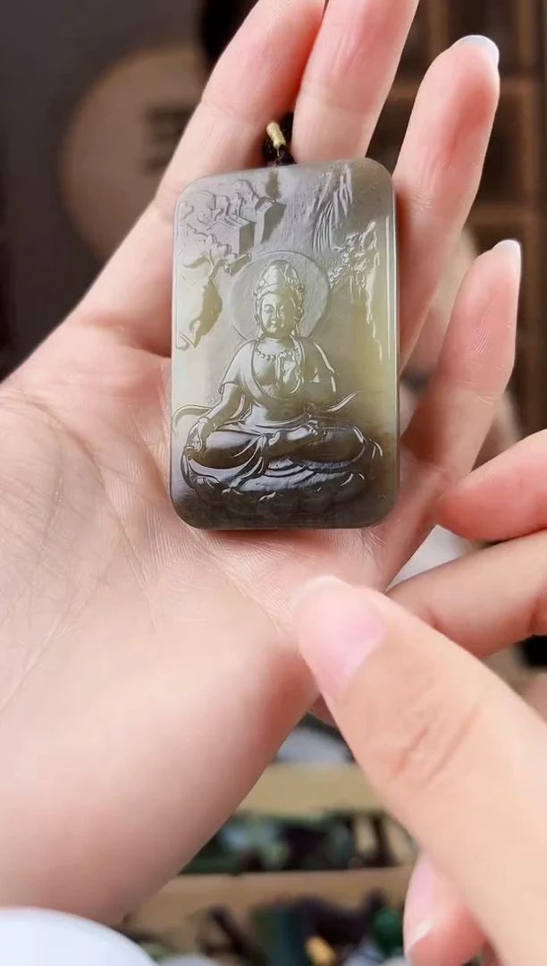 颈饰未镶嵌和田玉拍一发一，多样性发货