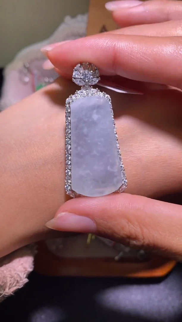 银S925镶嵌戒指翡翠079