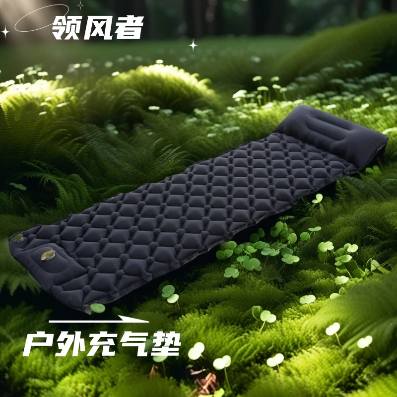 户外露营充气睡垫超轻便携防潮加厚TPU充气垫充记忆棉充气睡垫