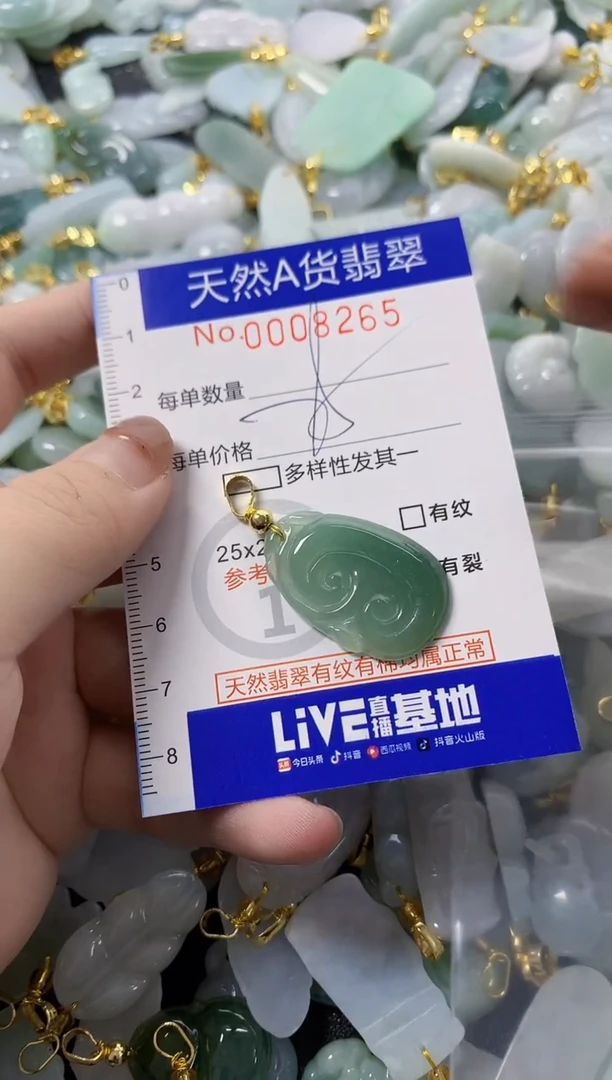 颈饰未镶嵌翡翠天然A货翡翠