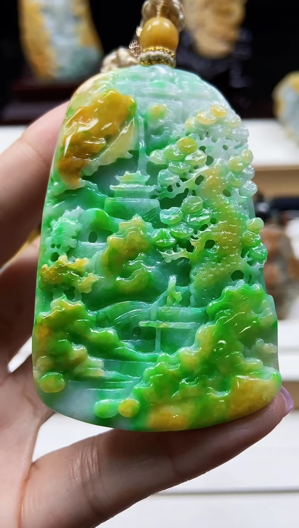 未镶嵌挂件翡翠翡翠A货