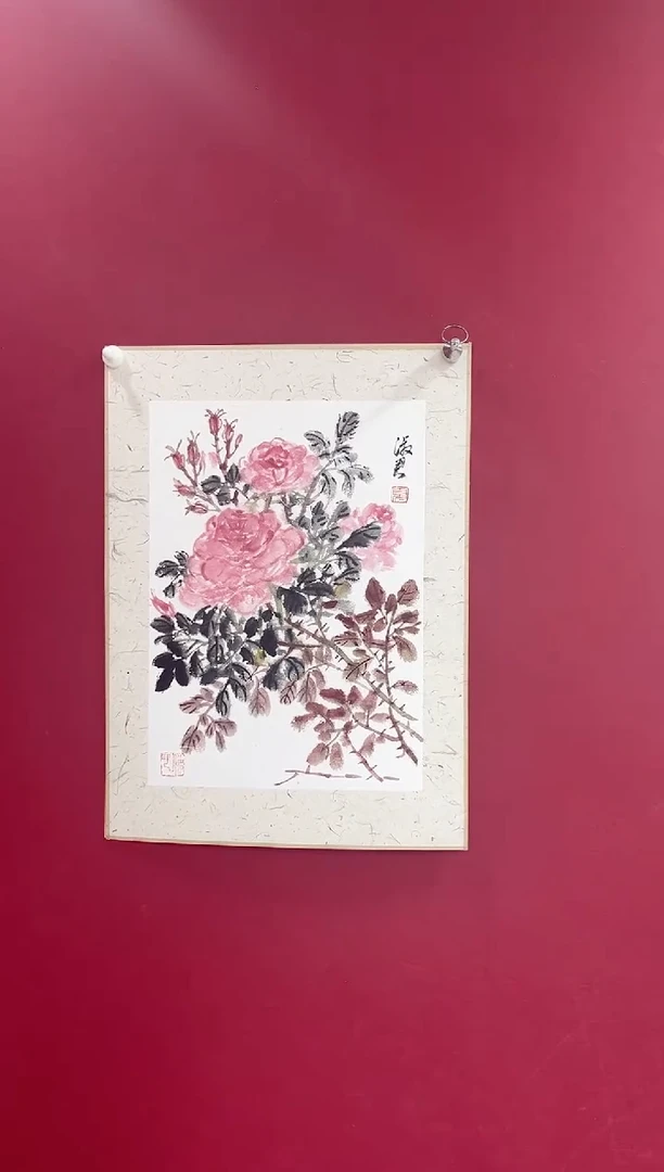 国画夏淑君老师卡纸一平尺