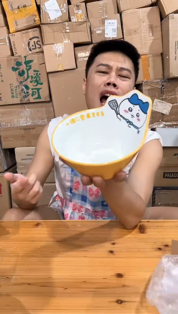 瓷片原盒小八沙拉碗