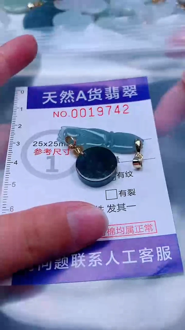 吊坠(不含链)未镶嵌翡翠1