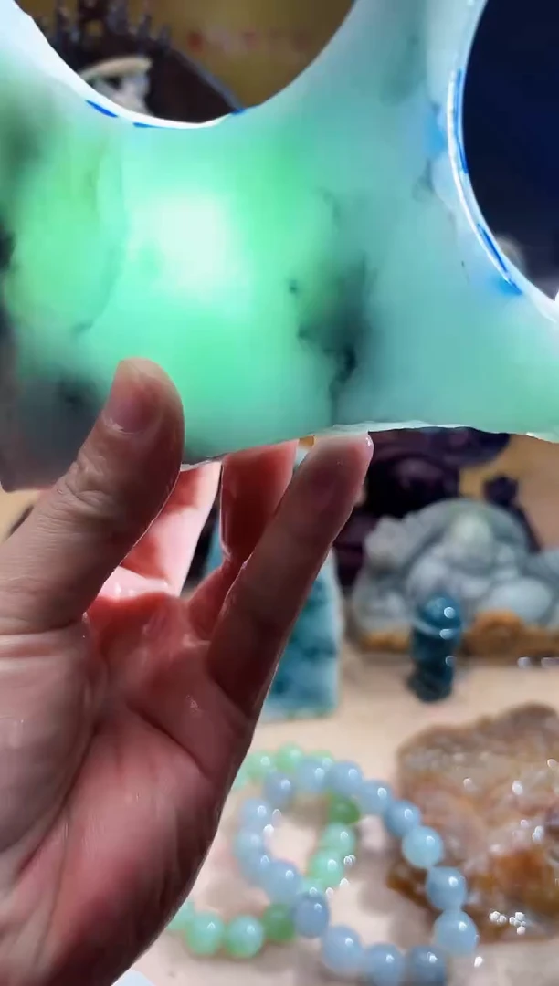 未镶嵌挂件翡翠A货张麦6572