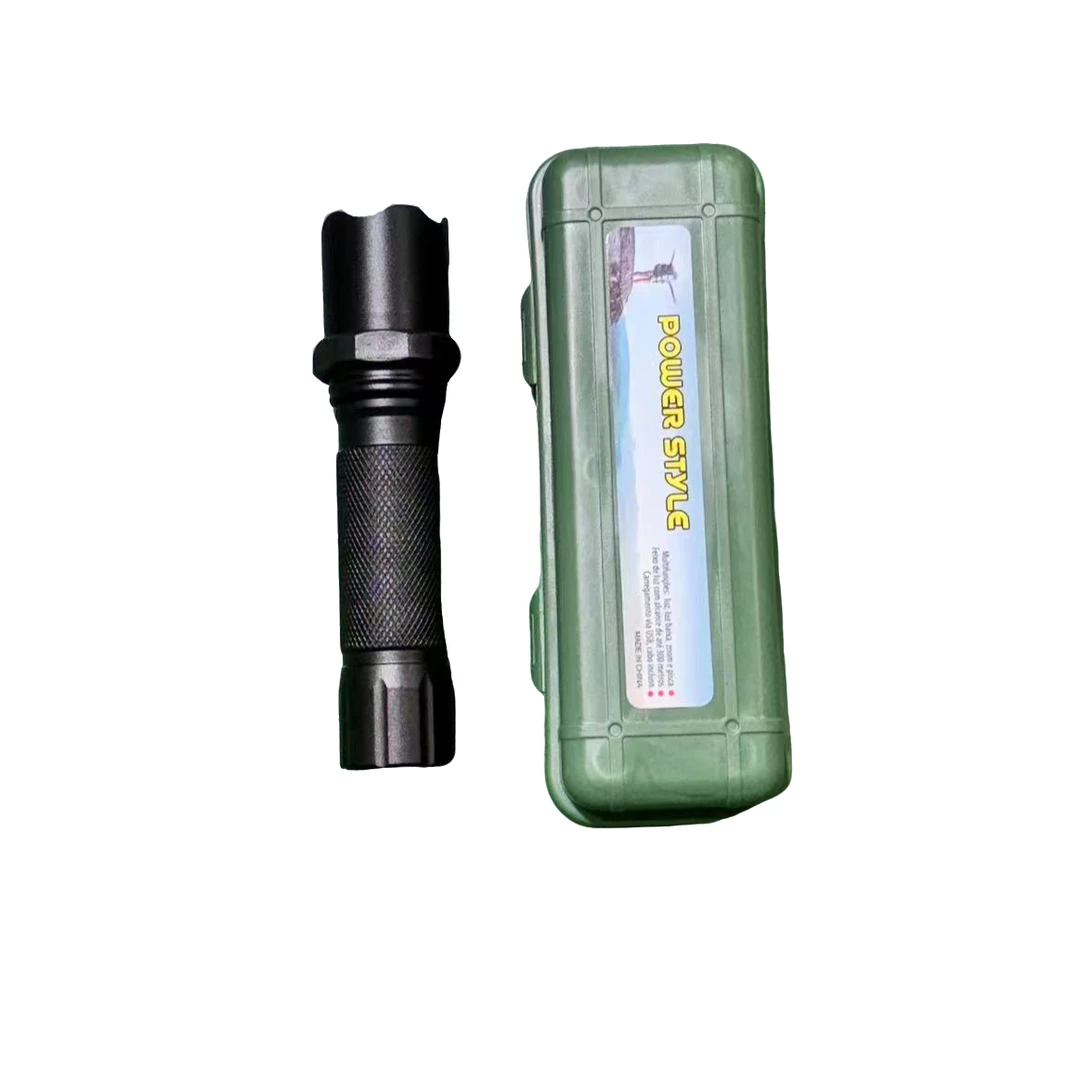 USB伸缩变焦手电+绿盒