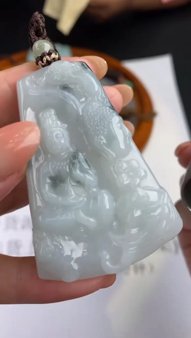 未镶嵌挂件翡翠307607    多人