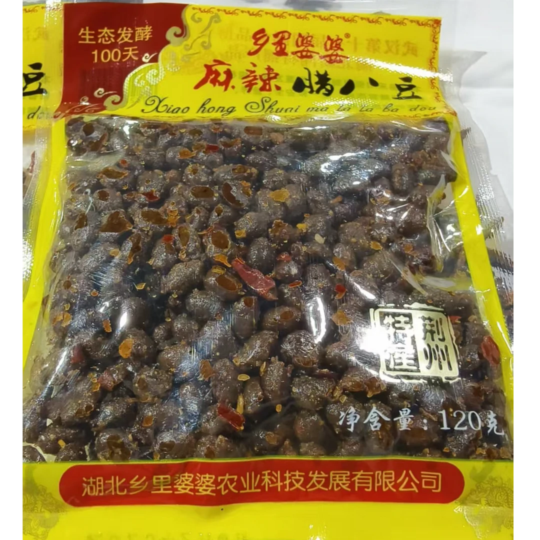乡里婆婆乡里婆婆麻辣腊八豆炒菜调味家庭酒店厨房用4包装
