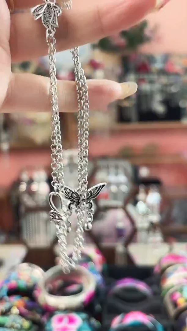 艺枝独绣手工饰品812银链子