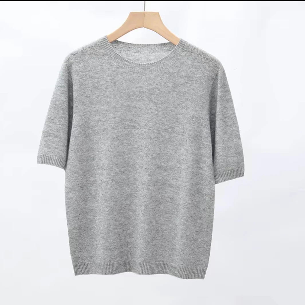 无缝圆孔毛针织衫打底