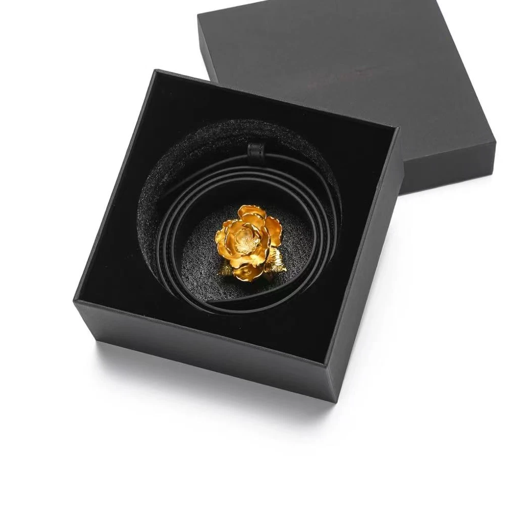 【张羽推荐】ELVIS.CHEUNG蒋云 开运25春夏盛世牡丹系列小牛皮腰带