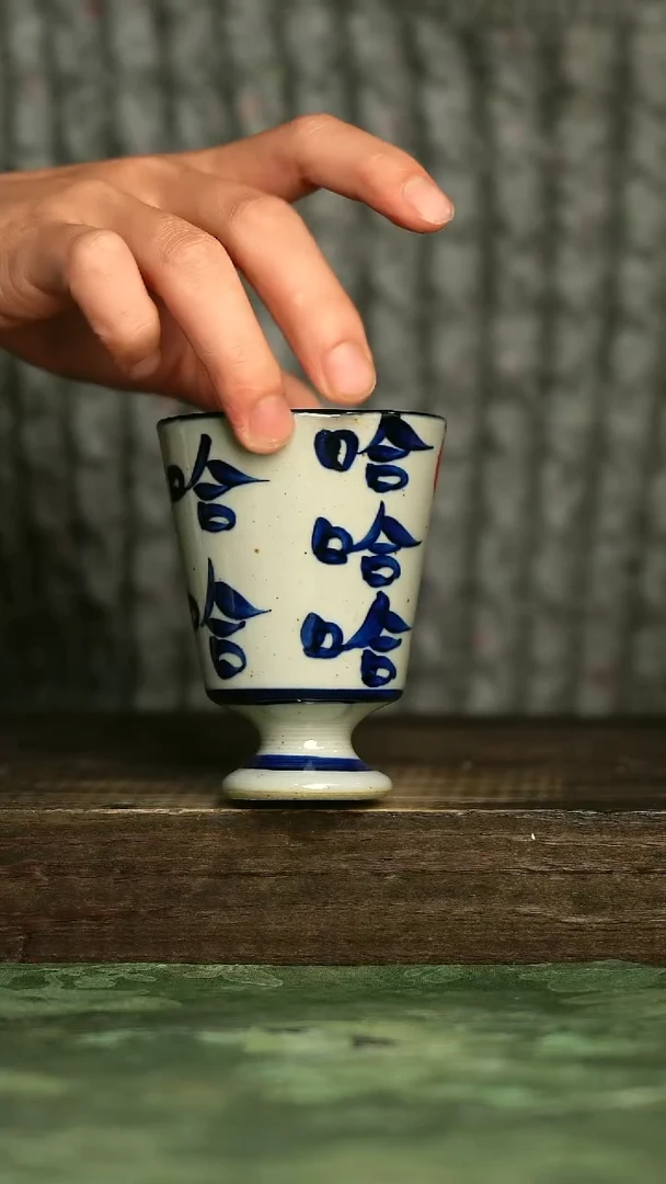 青诗集手工手绘瓷器