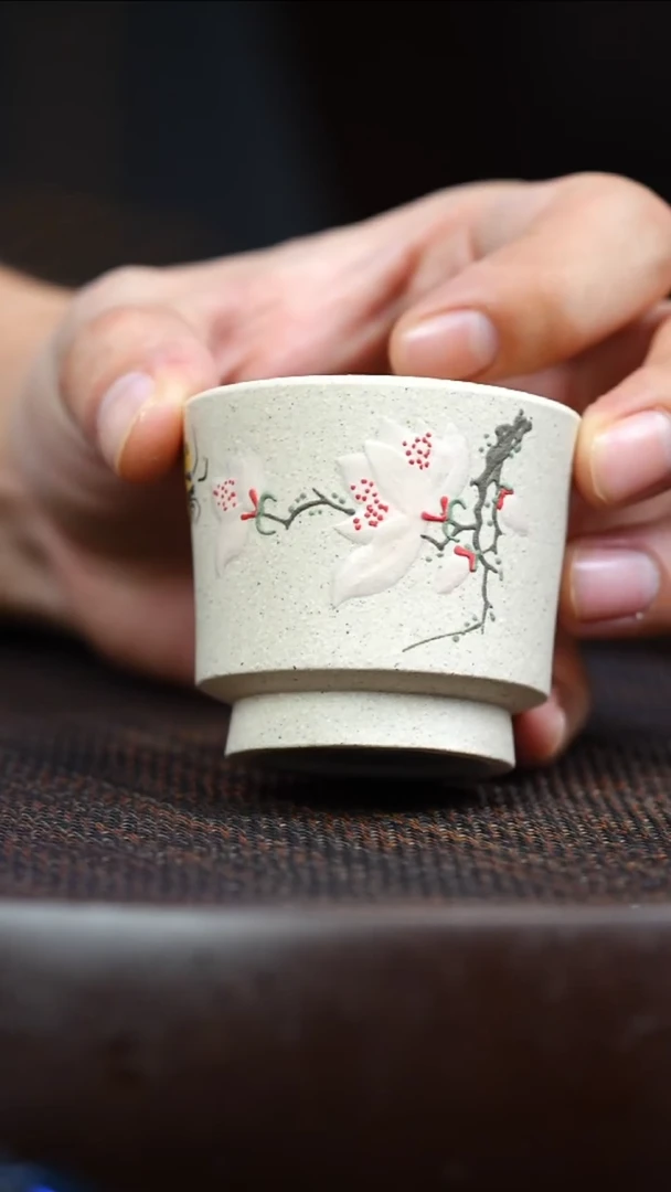 宜兴紫砂壶段泥主人杯50cc