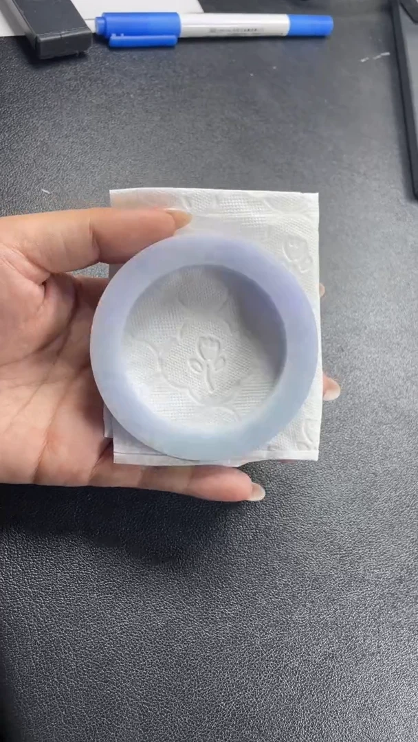 未镶嵌手镯定制翡翠雪*SZJCFC02DZS