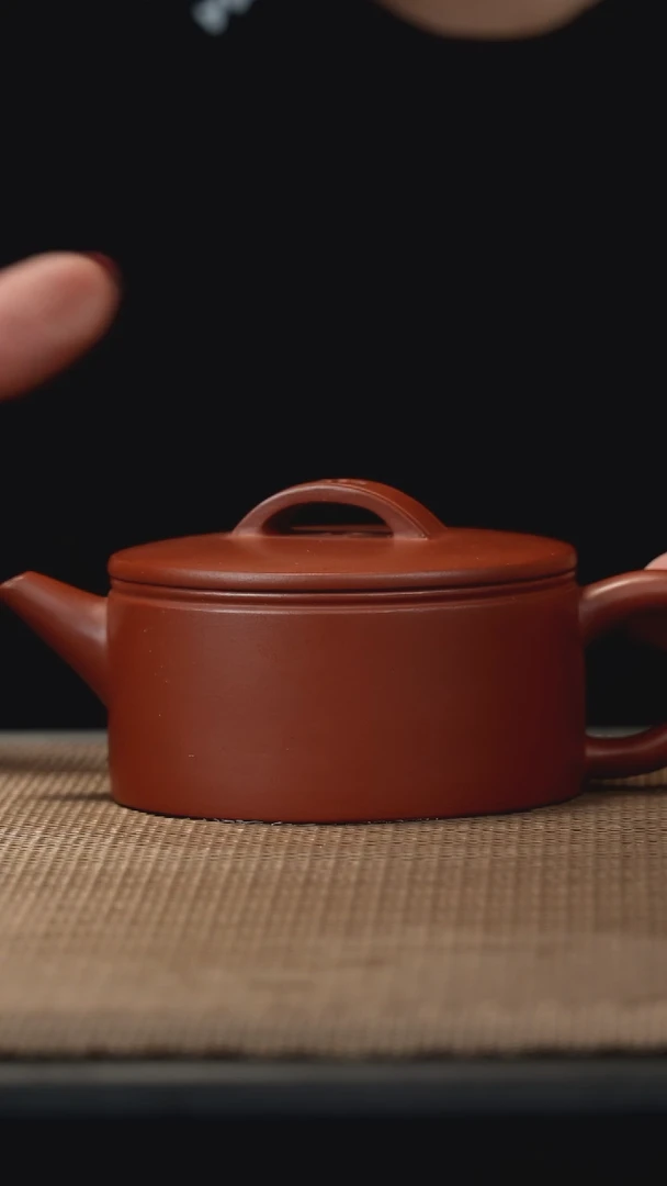 茶壶紫砂朱泥汉瓦150cc