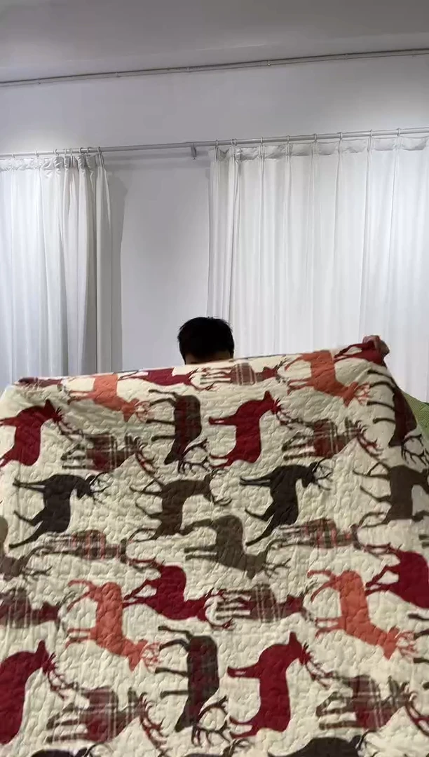 棉228*228纯棉床盖56号微瑕