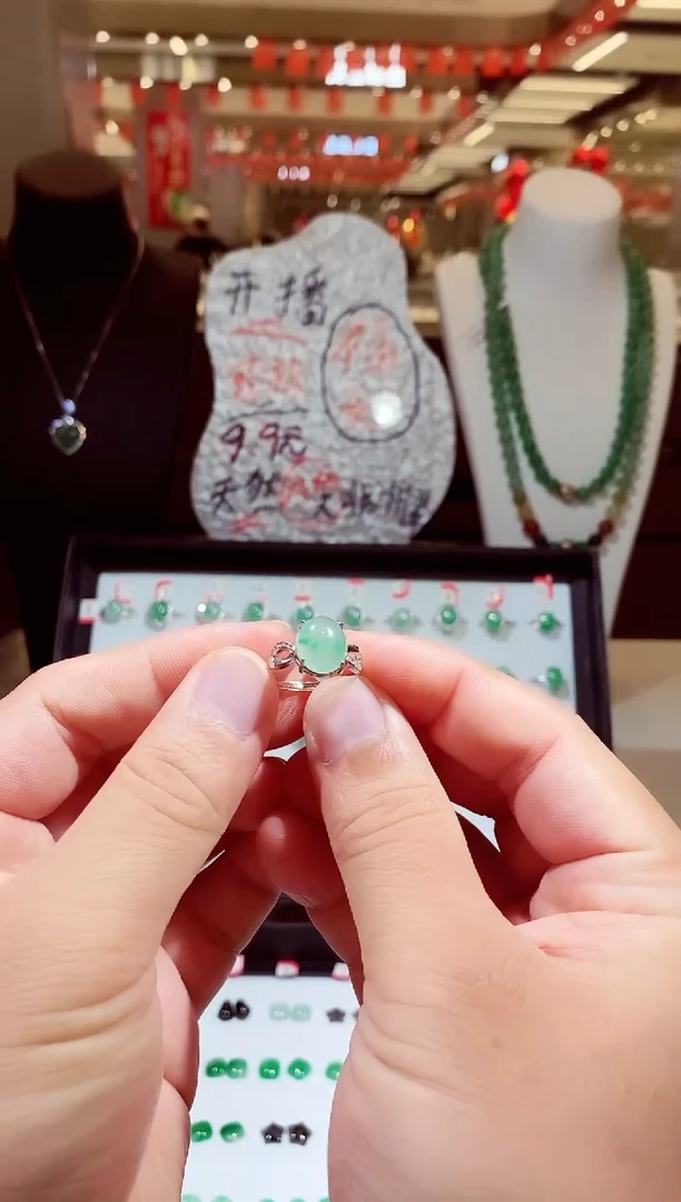 银S925镶嵌和田玉耳饰我****季耳钉