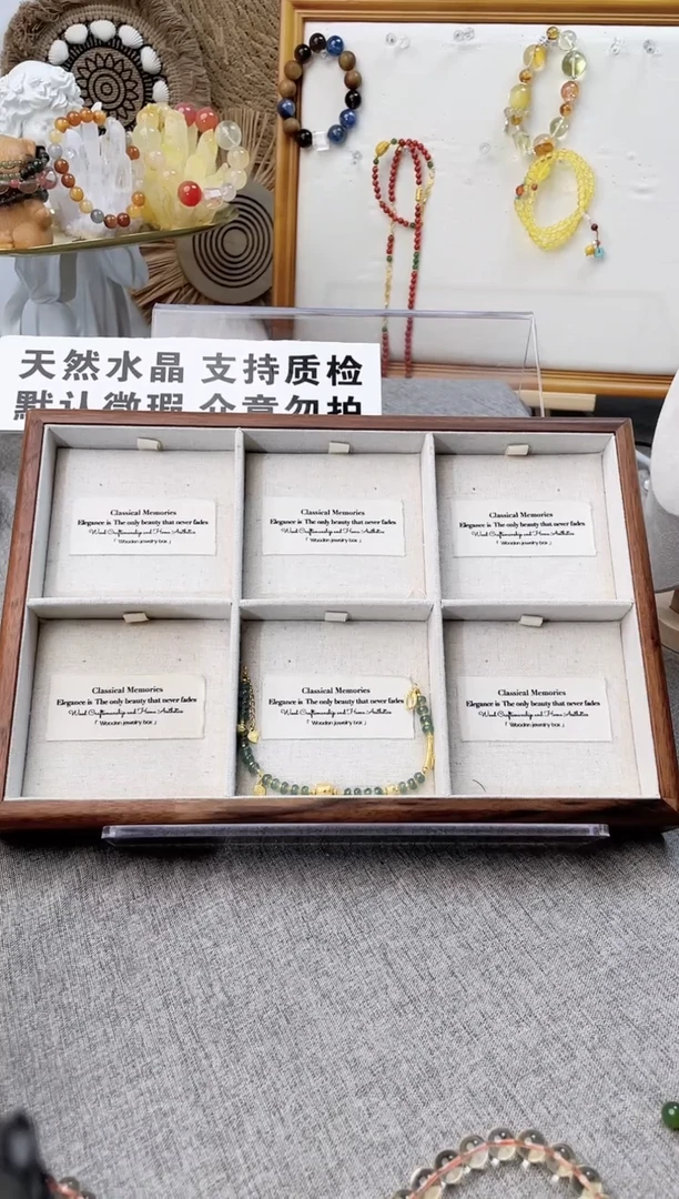 银S925镶嵌手串翡翠s****v蓝水翡翠手串