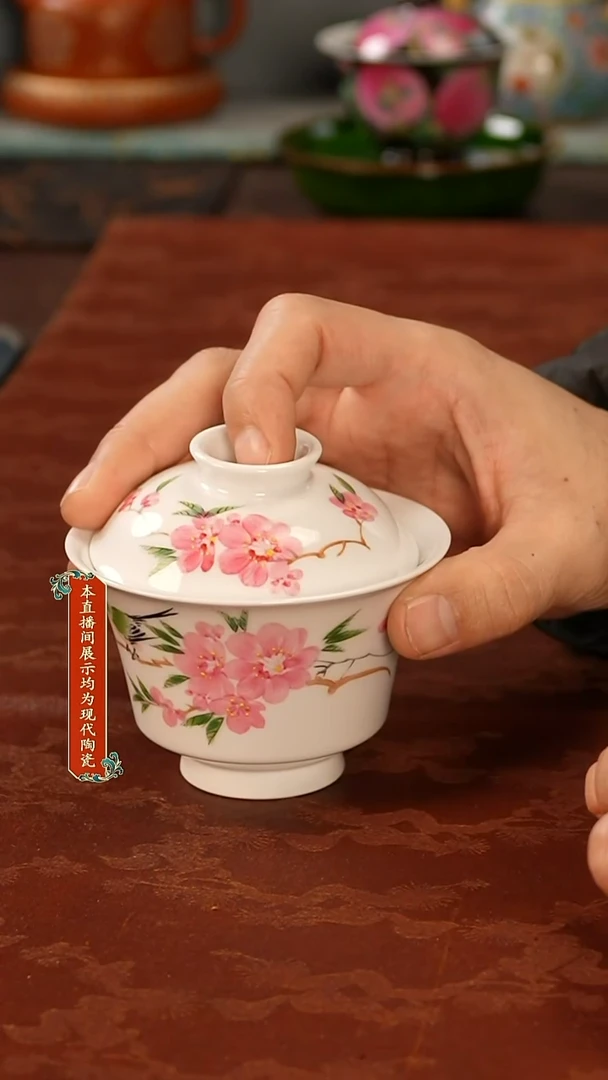 陶瓷景德镇手工手绘美器123