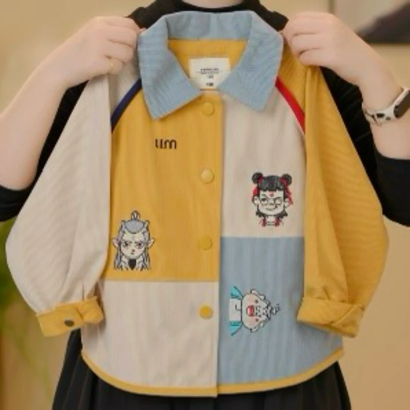【珍宝推荐】2025春秋新款儿童潮流韩版时尚休闲外套套装洋气外套