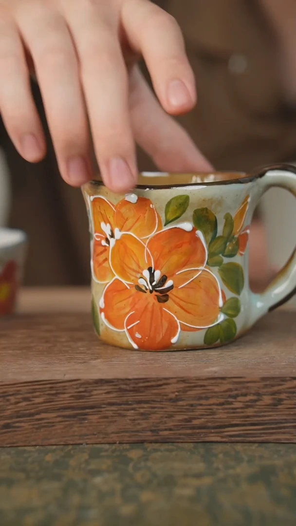 摆件泥垚手作 景德镇手工手绘器物