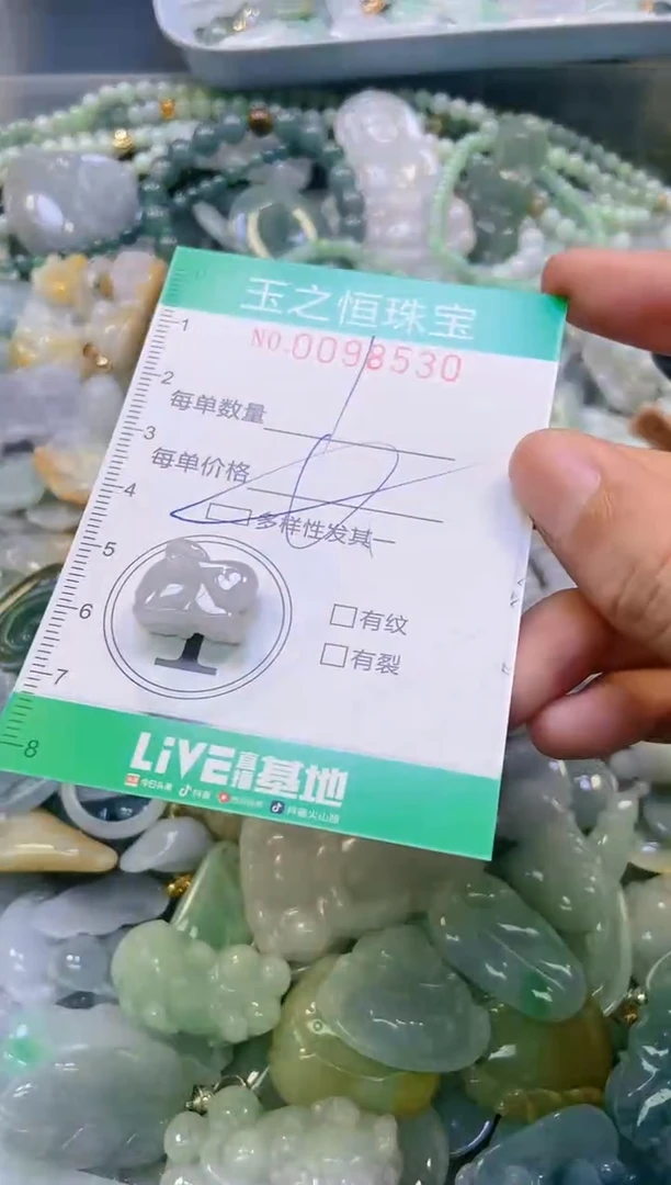 翡翠未镶嵌颈饰闪购0098530多样性发其一