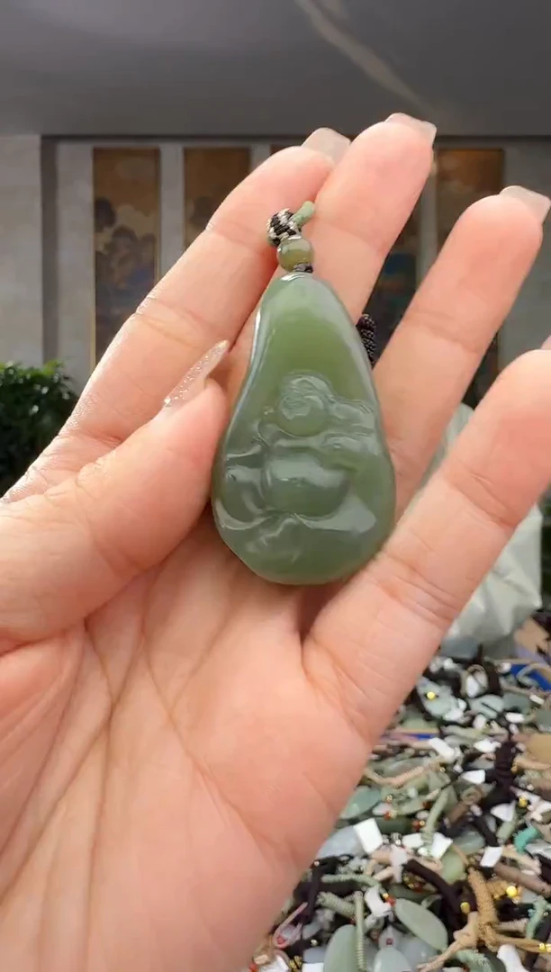 颈饰未镶嵌和田玉拍一发一多样性发货