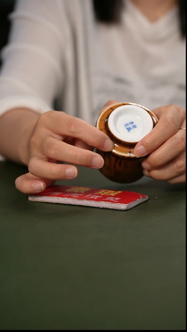 杯纯手工手绘陶瓷