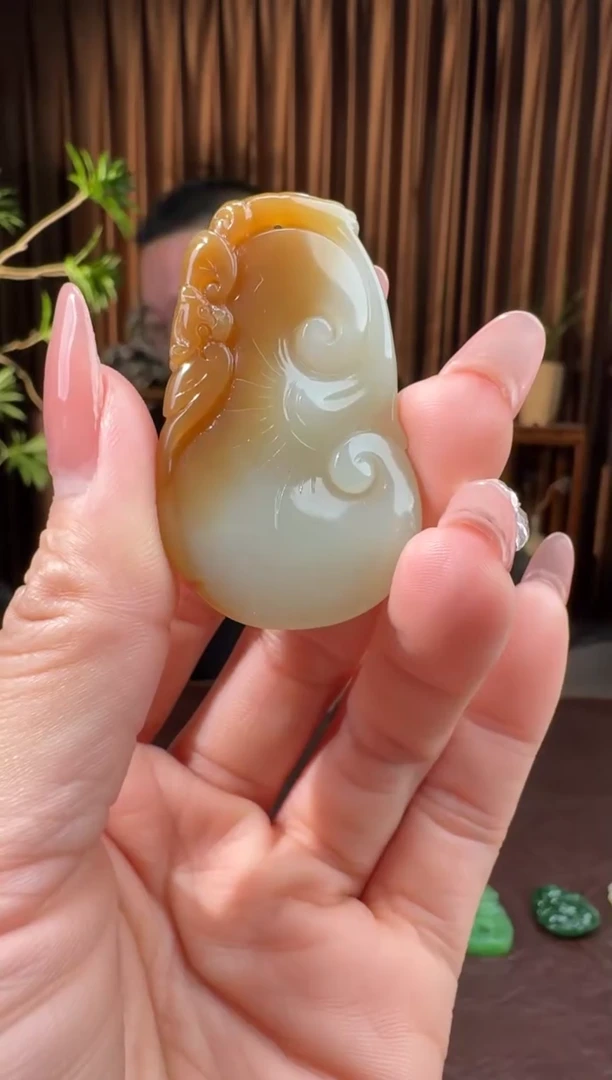 颈饰未镶嵌和田玉79海珠12.10多样性拍一发一